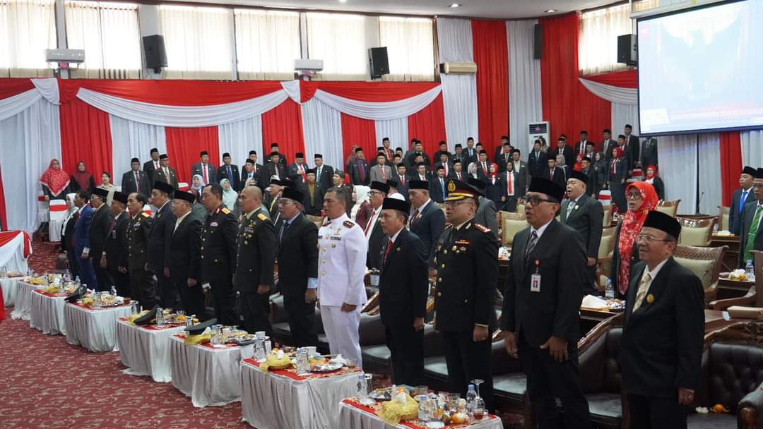 Paripurna HUT RI Ke 78 di Gedung DPRD Provinsi Bengkulu Foto/Dok