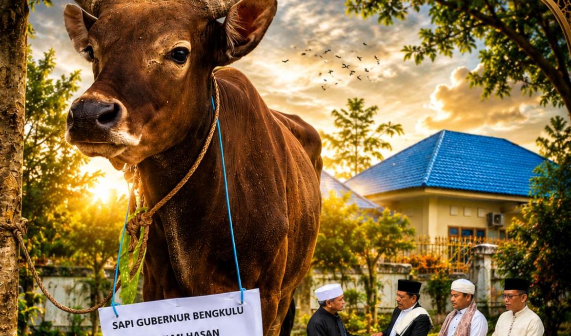 Pemerintah Provinsi Bengkulu menyalurkan sebanyak 52 ekor sapi kurban ke berbagai desa dan wilayah yang membutuhkan di Provinsi Bengkulu pada momentum Hari Raya Idul Adha 1447 Hijriah.