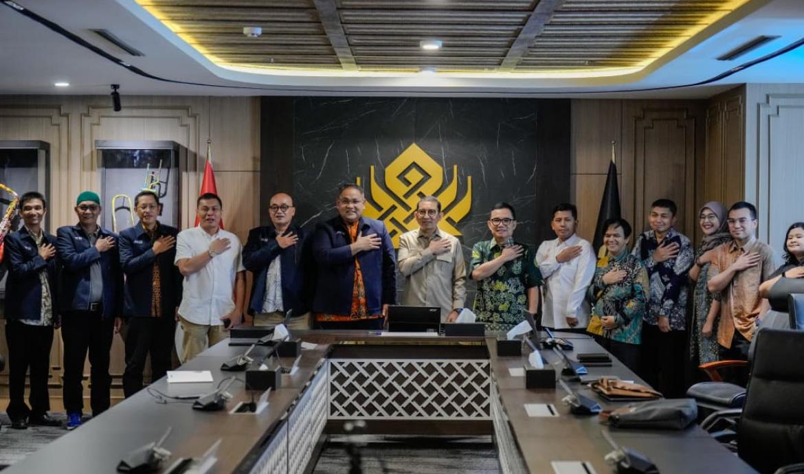 audiensi antara Menteri Kebudayaan RI, Fadli Zon, dan jajaran Pengurus Pusat JMSI di Ruang Mataram, Jakarta, Selasa (3/3/2026).