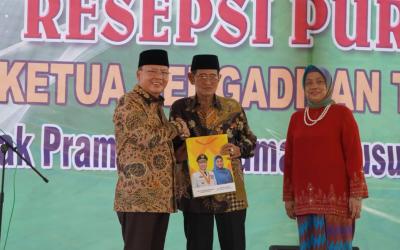 gubernrur Hadiri Resepsi Purna Bhakti Ketua PT Bengkulu,