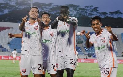 Borneo FC tumbangkan Arema 3-1 di Kanjuruhan. (Foto/Fans page Borneo FC)