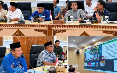 Sekretaris Daerah (Sekda) Provinsi Bengkulu Herwan Antoni memimpin langsung rapat, digelar di Balai Raya Semarak, Jumat (25/9). 