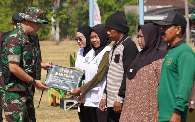 Pembukaan TMMD yang berlangsung di Lapangan Desa Mlideg, Rabu (15/7/2026), tidak hanya ditandai dengan seremoni resmi, tetapi juga diramaikan berbagai kegiatan sosial yang langsung menyentuh kebutuhan masyarakat