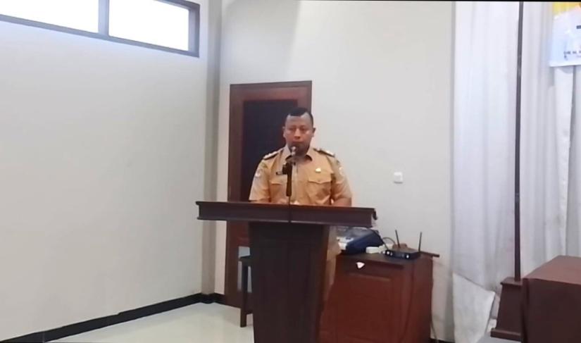 Plt. Kadis PUPR Provinsi Bengkulu, Tejo Suroso, ST, M.Si saat memberikan arahan Foto/Dok