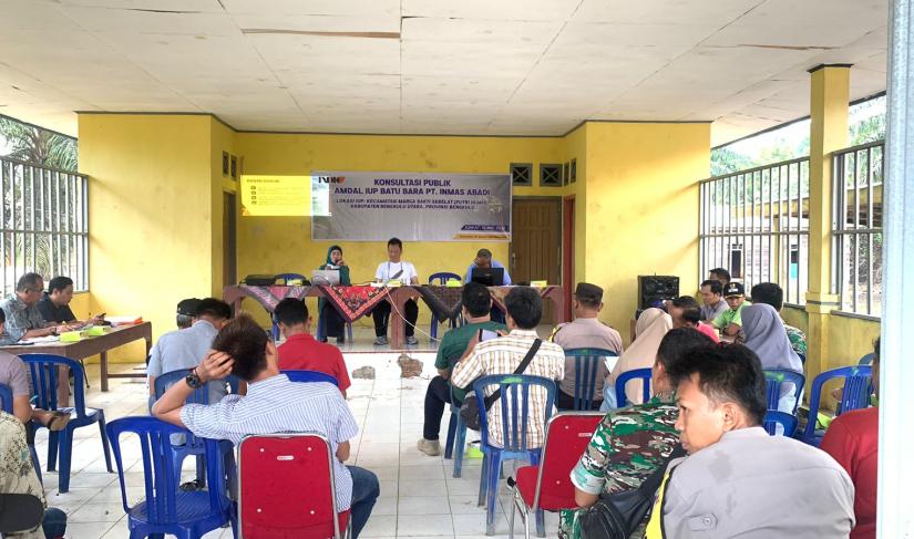 Konsultasi Publik Terkait Amdal PT inmas Abadi dan Masyarakat Desa