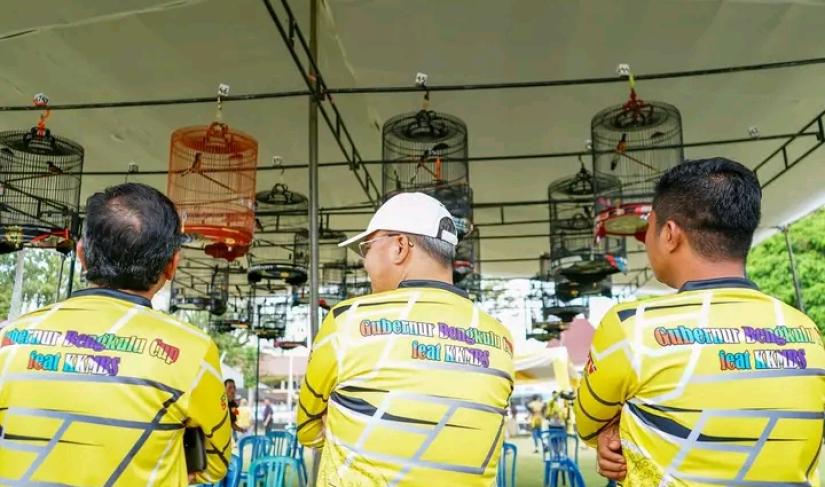 Gubernur Bengkulu buka Lomba Burung Berkicau Piala Gubernur.