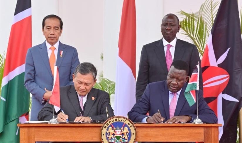 Penandatangan Pemerintah Republik Indonesia dengan Negara Kenya Gunas Kesepakatan Kerjasama Perkuat Sektor Energi