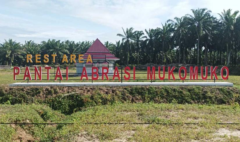 Tampak Res Area di Mukomuko
