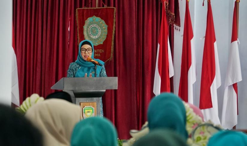 Foto:  Ketua TP PKK Provinsi Bengkulu Derta Wahyulin Rohidin.