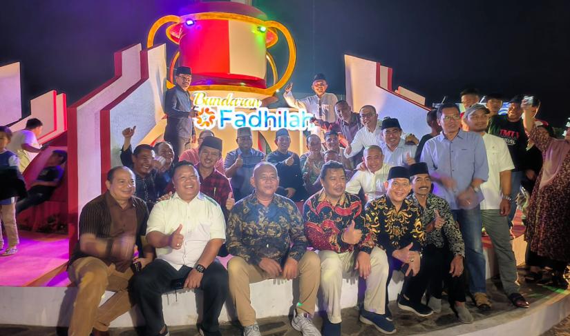Bundaran Fadhilah Kado HUT Sekda Kota Bengkulu, Arif Gunadi