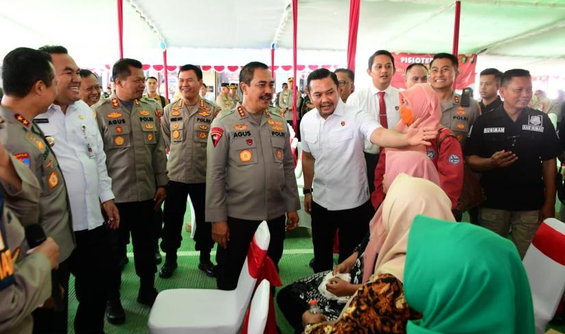 Wakapolri Gelar Bakti Sosial dan Kesehatan di Kabupaten Blora