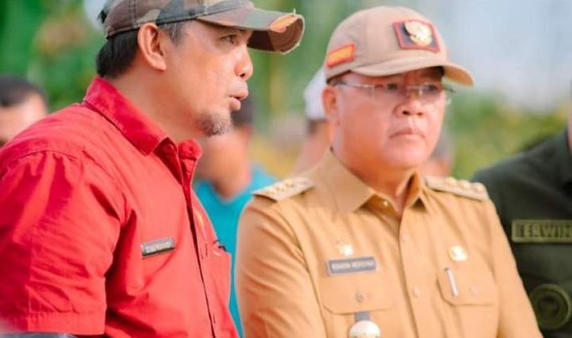 Kadis DKP Provinsi Bengkulu dan Gubernur Rohidin