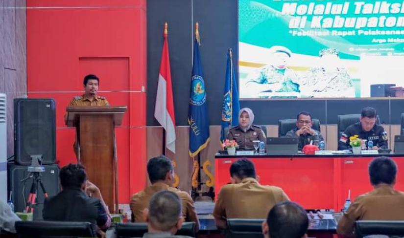 Wakil Bupati BU,Arie Septia Adinata, SE, M.AP bertempat di Ruang Pola Setdakab BU