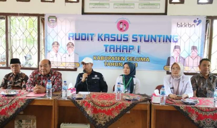 Audit kasus stunting di Kabupaten Seluma.