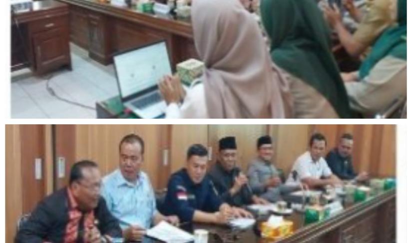 Tim Pansus Bapemperda DPRD BU Rapat Bersama Eksekutif Bahas Kelanjutan Raperda BPBD