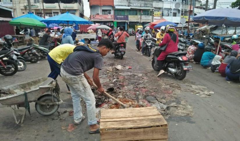 Pasar Panorama Kota Bengkulu.