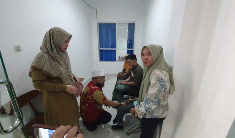  Walikota Bengkulu Helmi Hasan menyempatkan diri berkunjung ke gedung berendo Harapan dan Doa (HD) di Jakarta, Rabu siang (5/4/23).