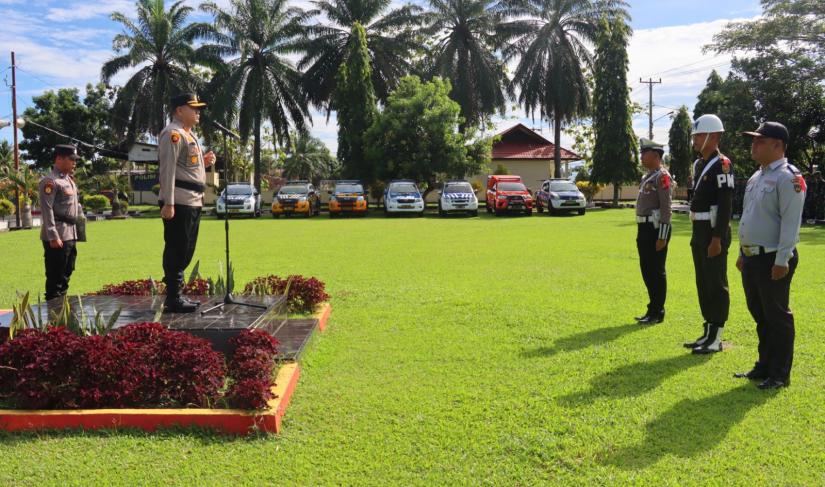 Polres BS Apel Gelar Pasukan Operasi Ketupat Nala Tahun 2023
