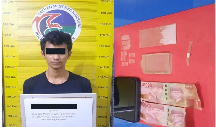 AR (21) berhasil diamankan pada hari Jum’at tanggal 02 Juni 2023.