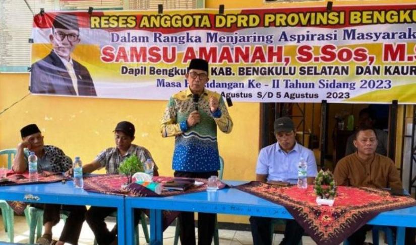 SAmsu Amanah Saat Reses di Bengkulu Selatan