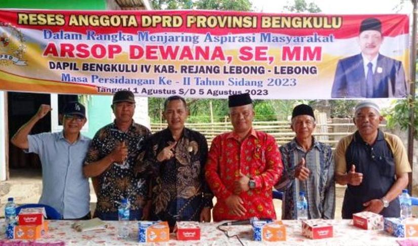 Reses Anggota DPRD Provinsi Bengkulu Arsop Dewana