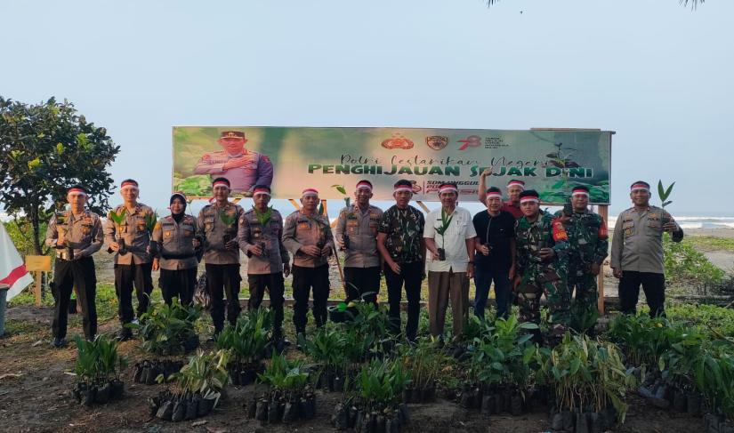 Lokasi kegiatan penanaman  serentak