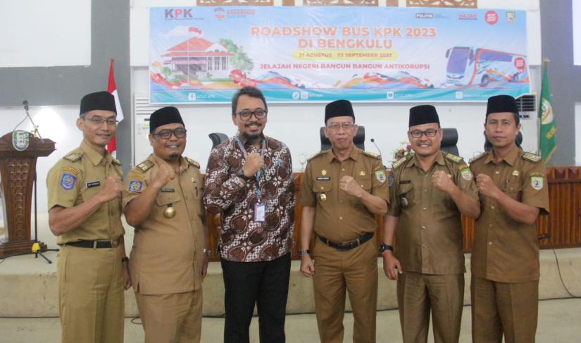 Rakor KPK di Bengkulu, Selasa (29/8/23).