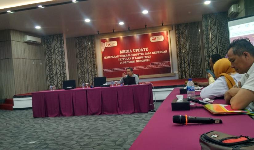 Press release Kinerja Industri Keuangan di Provinsi Bengkulu.