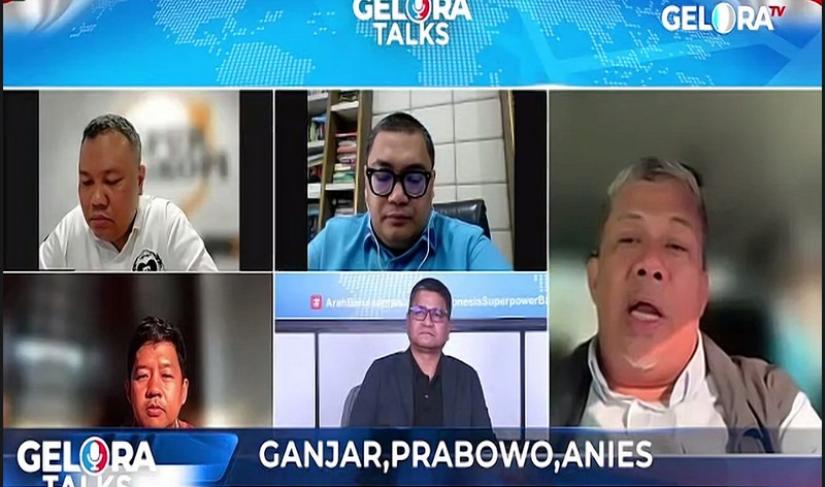Gelora Talks "Ganjar, Prabowo, Anies"