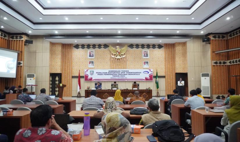 Bimtek SPIP Pemprov Bengkulu.