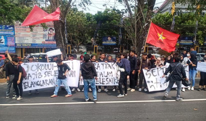 Demo solidaritas Lancang Kuning/Ilustrasi.net