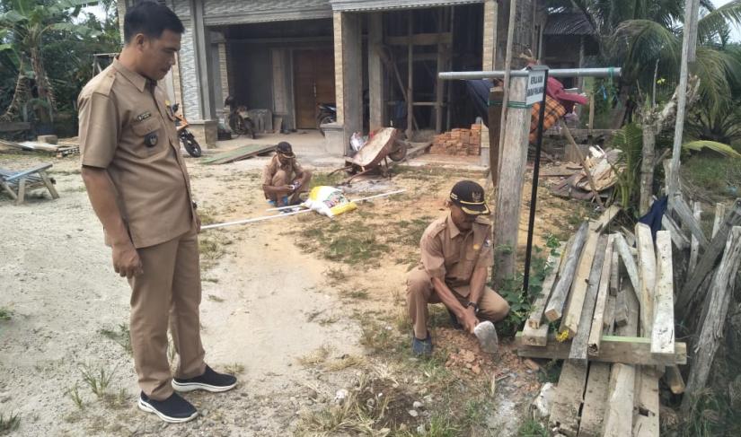 Pemdes Air Buluh bangun fasilitas publik sumur bor.