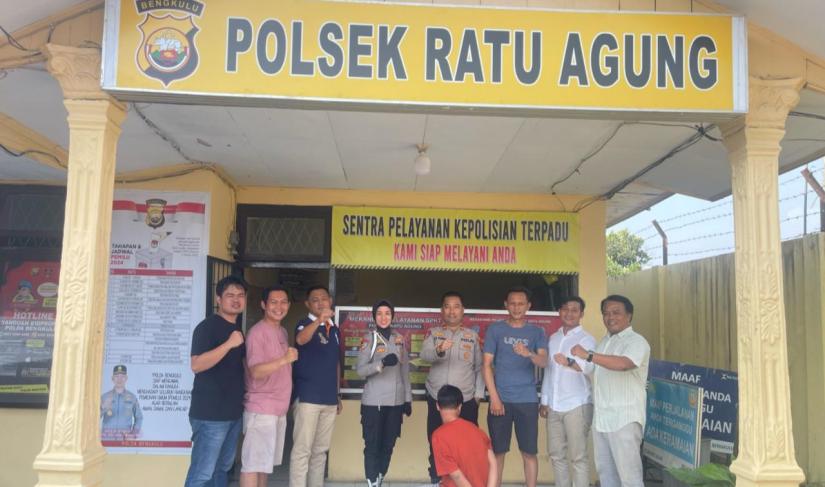 Unit Reskrim Polsek Ratu Agung Polresta Bengkulu Polda Bengkulu, menangkap seorang pria berinisial OH (20), warga Jalan Cendana Kelurahan Pasar Kepahiang Kabupaten Kepahiang, atas kasus pencurian dengan pemberatan (Curat).
