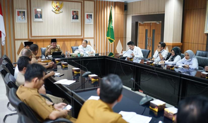Badan Pemeriksaan Keuangan (BPK) RI menggelar Entry Meeting bersama Pemerintah Provinsi Bengkulu di Ruang Rapat Rafflesia Kantor Gubernur Bengkulu pada Senin (6/11/2023).