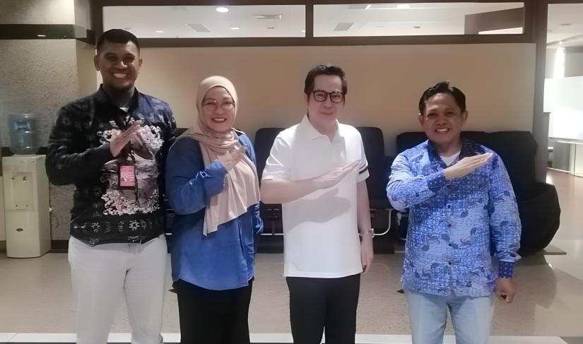 Audiensi Manajemen Bandara Fatmawati Soekarno Bengkulu bersama Pimpinan Lion Air Grup.