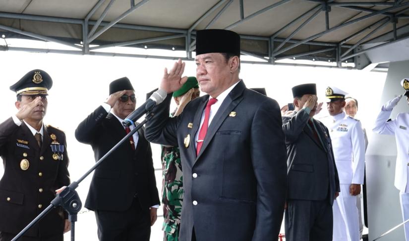Wagub Bengkulu Rosjonsyah Jadi Inspektur Upacara Hari Pahlawan Nasional.