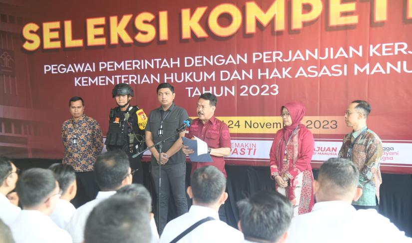 Calon PPPK Kemenkumham Jalani Seleksi Kompetensi.