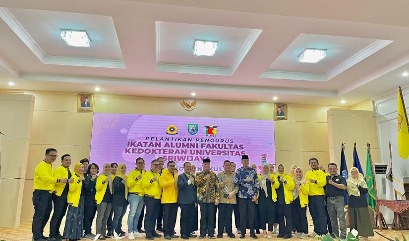 Pelantikan pengurus IKA FK UNSRI Provinsi Bengkulu.