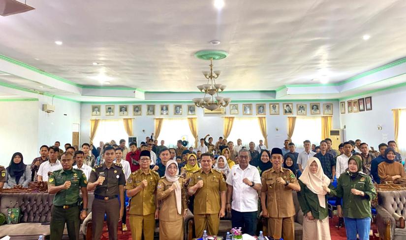 Pengukuhan Tim Kewaspadaan Dini di Kabupaten Rejang Lebong.