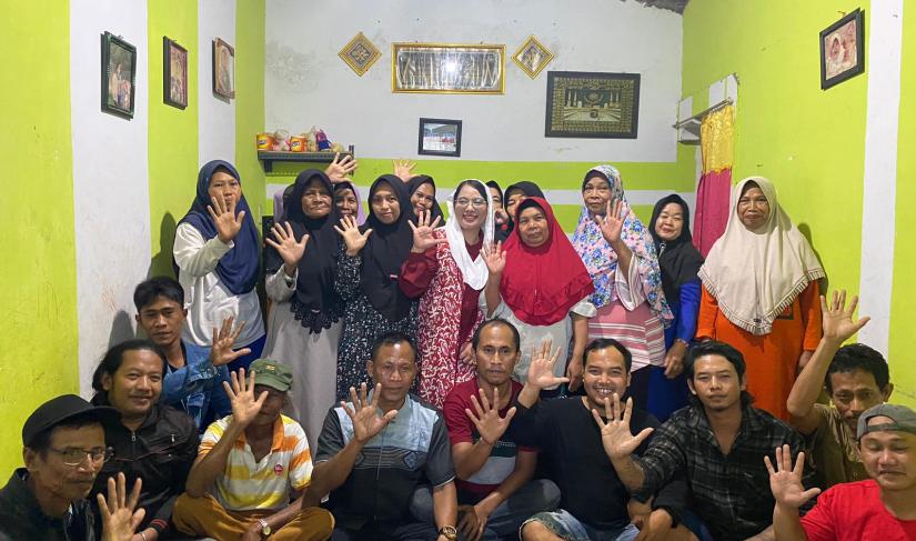 Calon DPD RI Nomor Urut 5 "Destita Khairilisani" Kampanye Hari Pertamanya di Kabupaten Rejang Lebong.