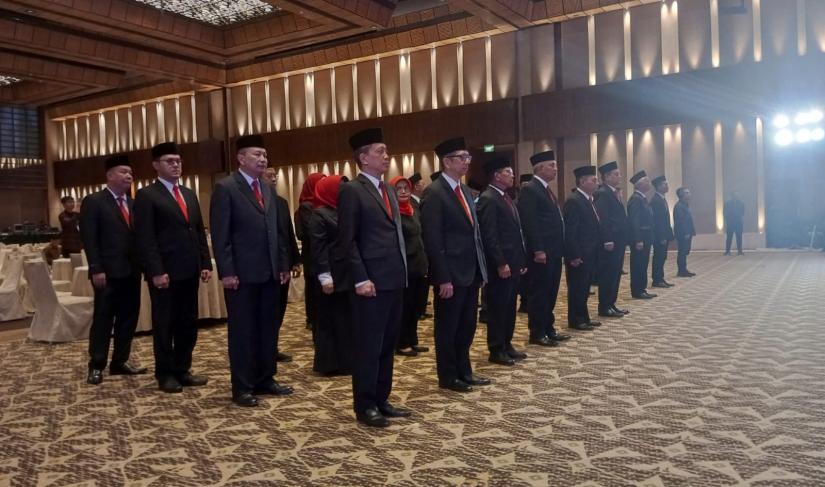 Kakanwil Santosa Dilantik Jadi Ketua PAW MPWN dan MKNW Bengkulu.