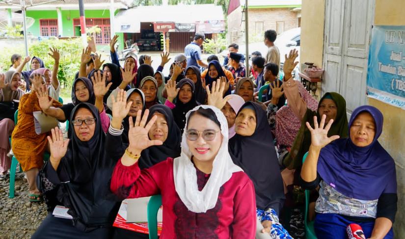Rangkaian kampanye Destita Khairilisani di Kabupaten Seluma.