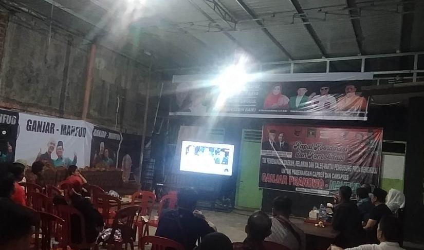 Nobar Debat Capres Putaran Pertama.