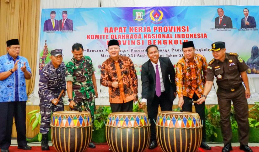 Rakerprov KONI Bengkulu dalam rangka persiapan gelaran PON Aceh-Sumut.
