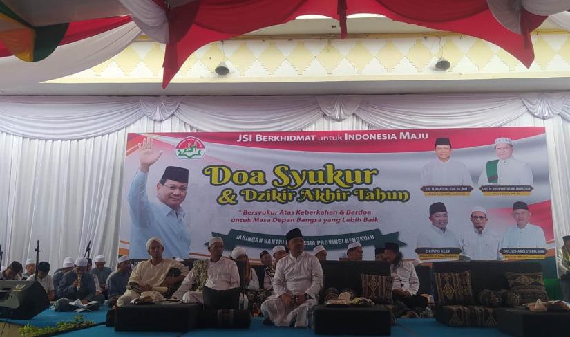 Doa dan Zikir Akbar Menyambut Tahun Baru 2024 di Bengkulu.