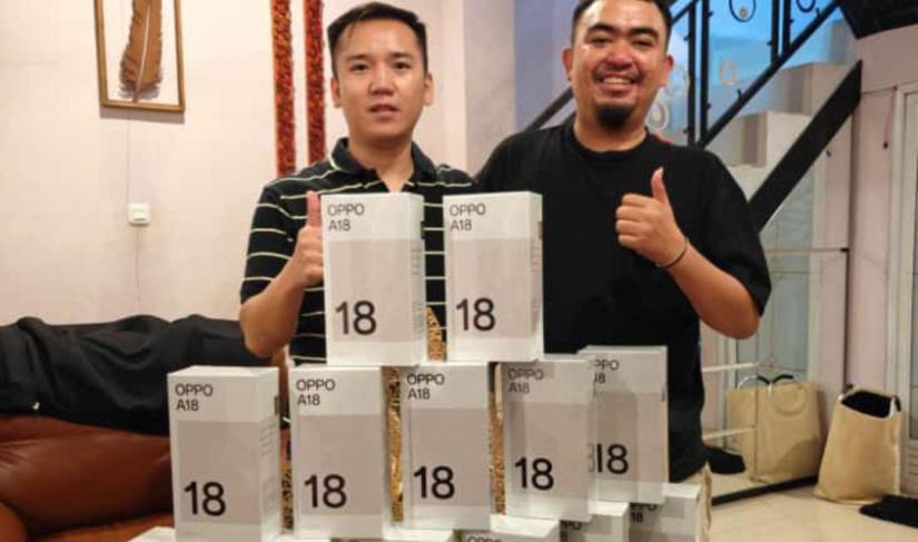 Oppo A18 Pecahkan Rekor Penjualan di Bengkulu Menyambut Natal dan Tahun Baru.