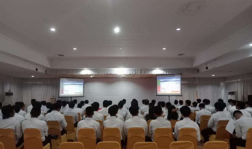 Pelaksanaan tes CPNS Kanwil Kemenkumham Bengkulu.