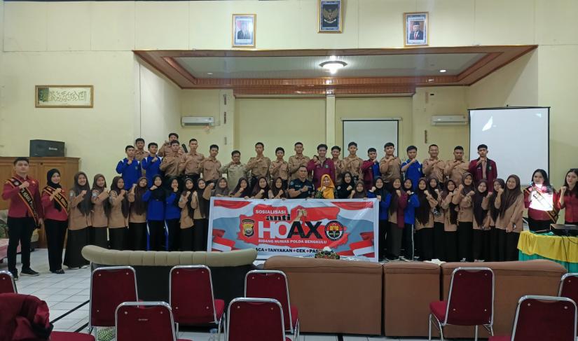 Polda Bengkulu Sosialisasi di MAN 2 Kota Bengkulu.