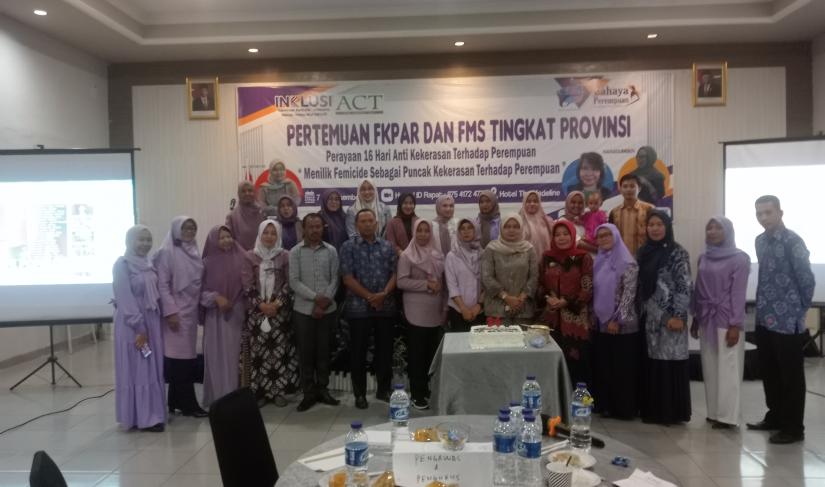 Peringatan 16 Hari Anti Kekerasan Terhadap Perempuan di Bengkulu.