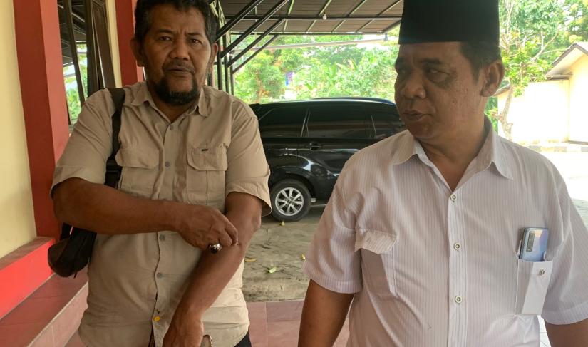 LSM Nurani Hearing Dengan Subdit Sosbut Intelkan Polda Bengkulu. (Doc:Red123)